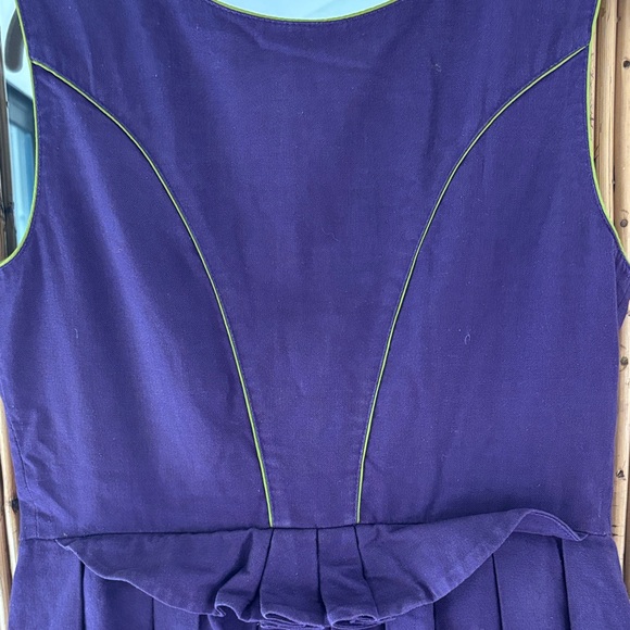 Adorable Heller Purple Dirndl Dress with Floral Embroidery M/L - Picture 10 of 10